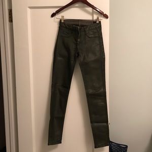 Bleulab reversible jeans army green coating
